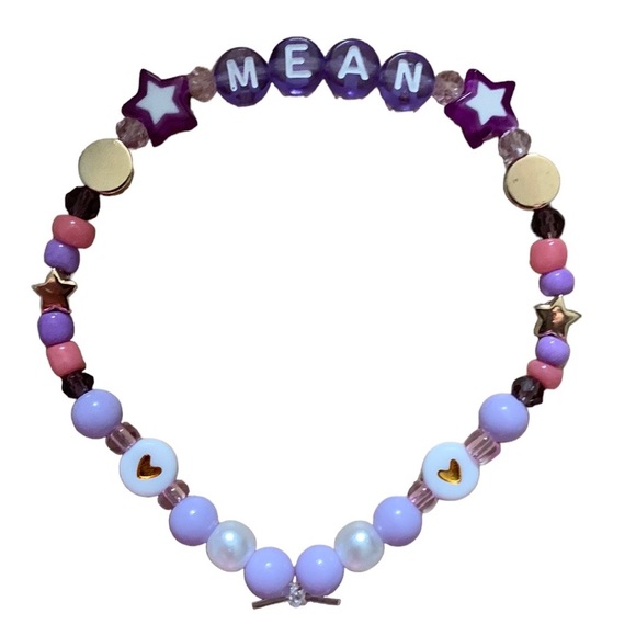 5 for $20 Taylor Swift Handmade Friendship Beaded Bracelet
“Mean” - Picture 2 of 2
